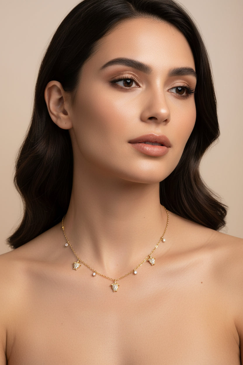 Collar tres tortugas