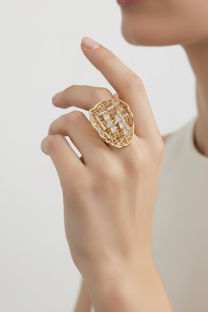 Anillo filigrana