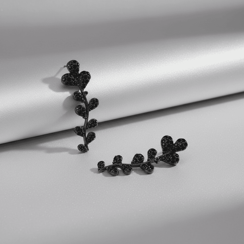 Pendientes de hojas