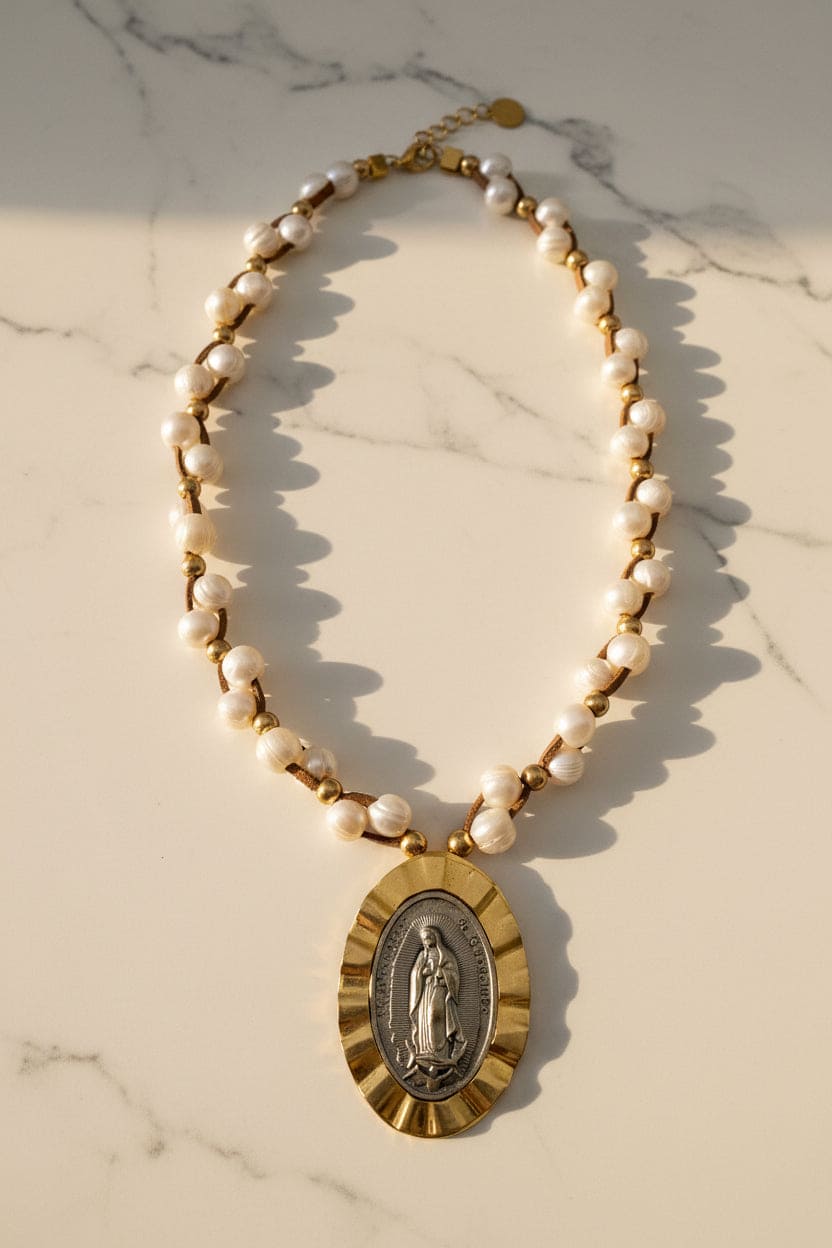 Collar de perlas de agua dulce