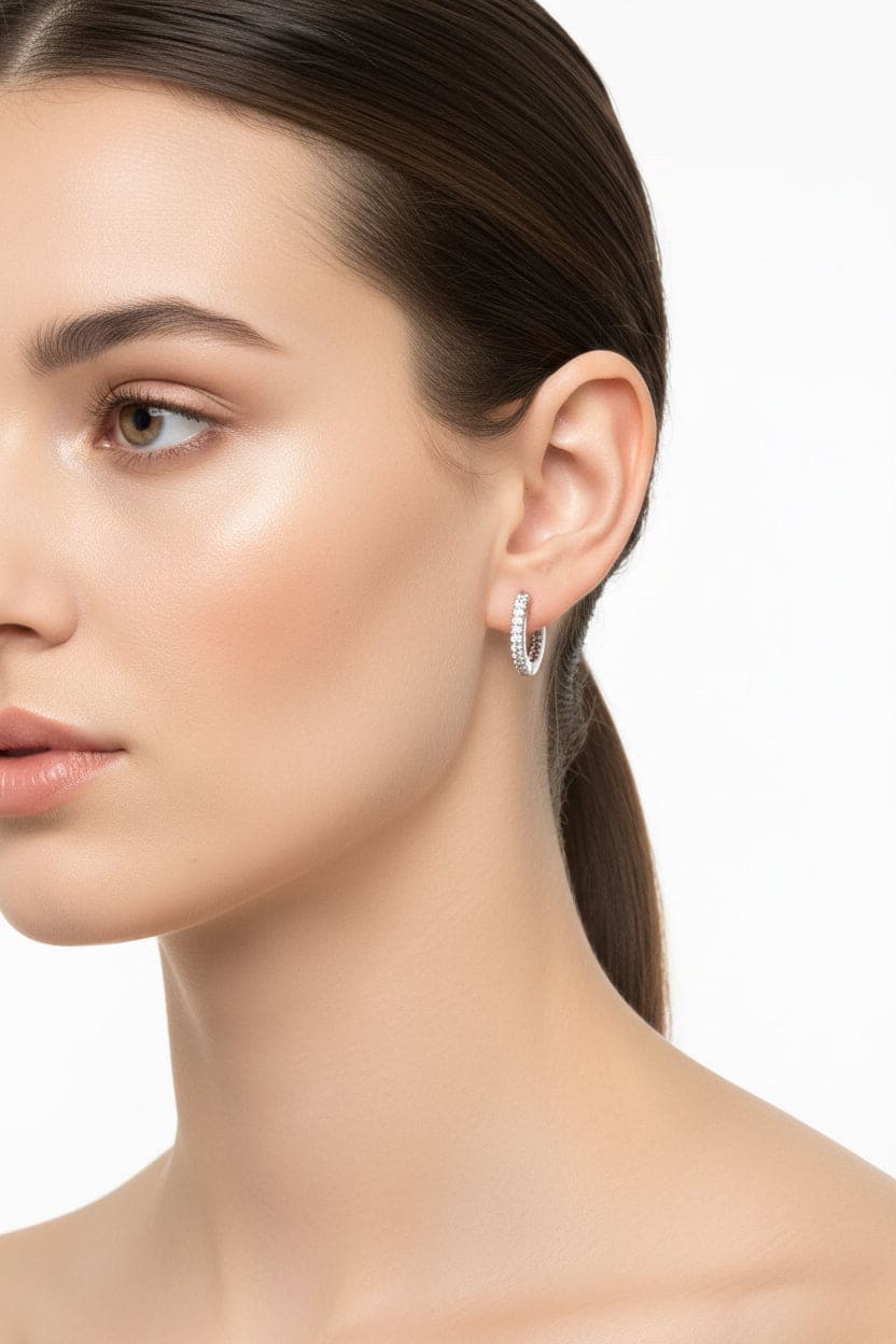 Aros clip de plata