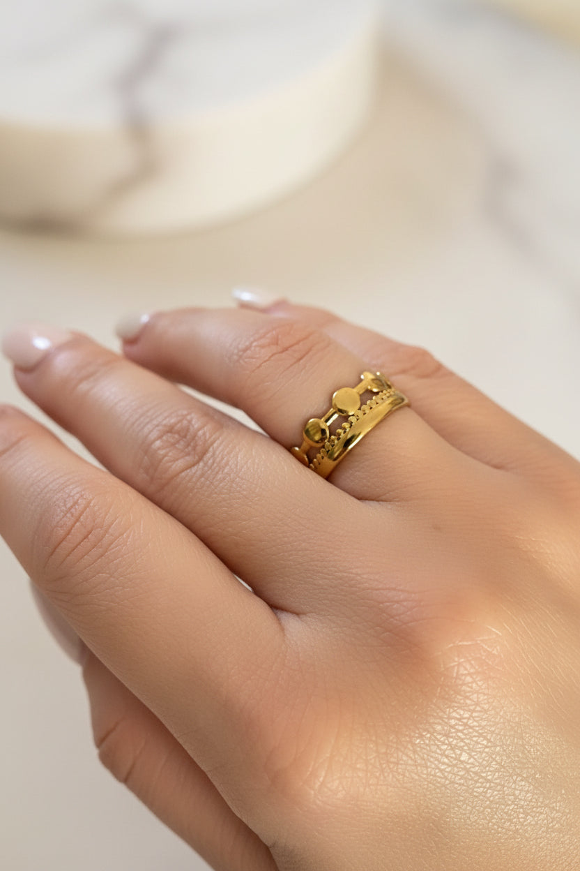 Anillo circulos y linea