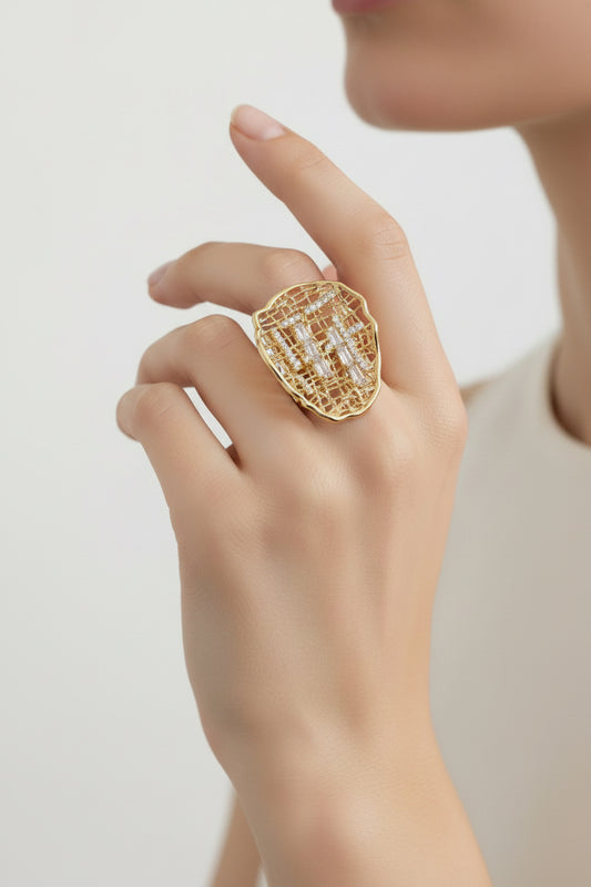 Anillo filigrana