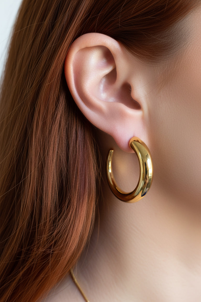 Pendientes redondos medianos