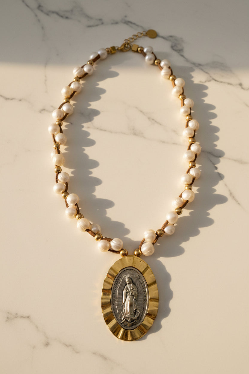 Collar de perlas de agua dulce