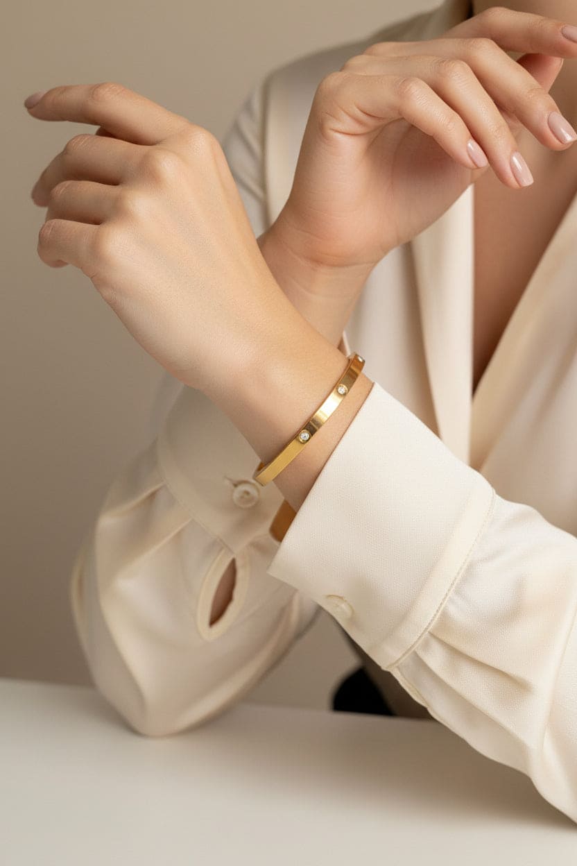 Pulsera circulos circonita